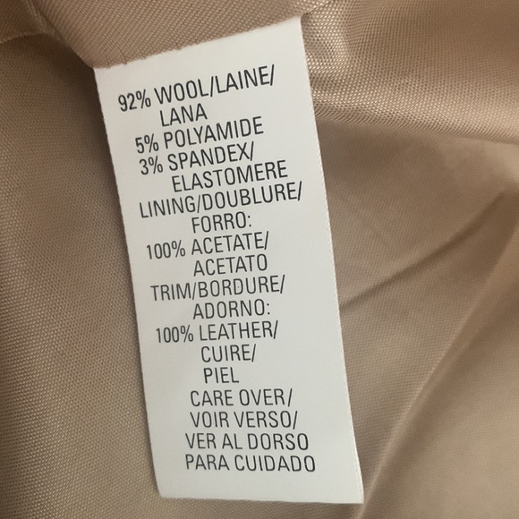 Vintage Anne Klein New York New Condition Never Worn Leather & Wool Jacket NWOT! - Picture 11 of 13